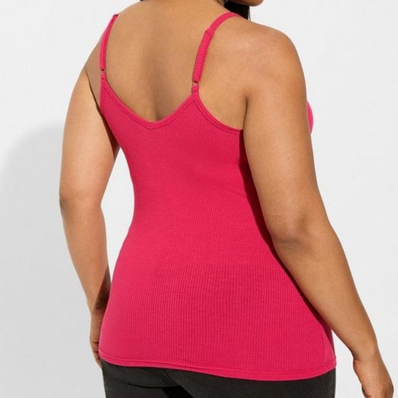 ❤️NWT VINTAGE TORRID CAMI - SEXY DRAWSTRING SUPER SOFT - CROP TANK - PLUS SIZE - Picture 2 of 12